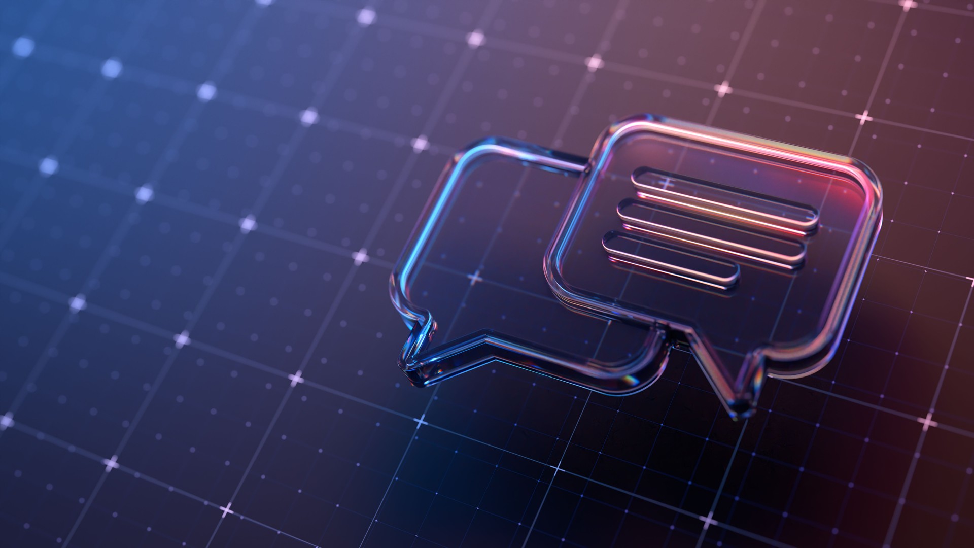 Online communication and online support concept